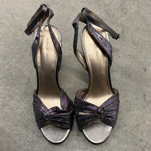 Pelle Moda Women's Metallic Purple Heels